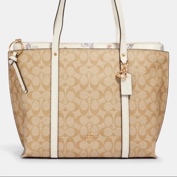 Coach Dandelion Floral Print May Tote - Picture 10 of 11